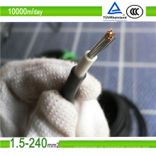 Precio de fábrica de China del certificado TUV de 6 mm2 de cables fotovoltaicos solares